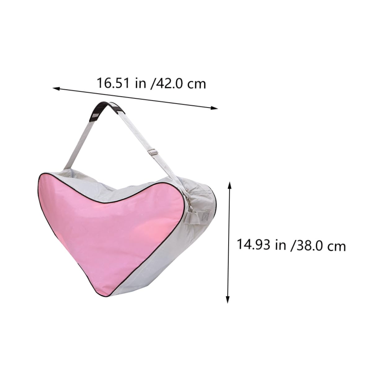INOOMP Borsa Triangolare per Pattini a Rotelle Rosa, 2 Pezzi | Oxford Cloth, Design Portatile e Facile da Pulire, per Roller Skates e Inline Skates Shoes