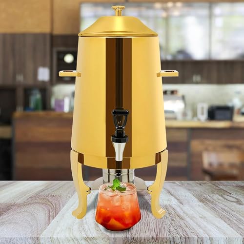 Urne à café grand format, distributeur de boisson chaude avec robinet et inox - 3