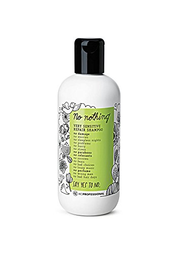 No nothing Very Sensitive Shampoo - 100% Vegan, Hypoallergenic, Fragrance Free, Paraben Free – 10.15 Fl oz (Repair Shampoo)