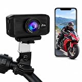 【自転車用とバイクドラレコ】1080P画質 IP67全体防水 小型 スマホ連携 バイク用ドライブレコーダー 130°広角 Gセンサーで緊急録画 自動録画 常時録画 ループ録画 自転車対応 アクションカメラ 煽り運転対策 WiFiと専用アプリ