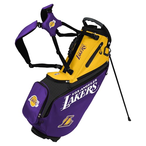 Team Effort Back Nine Stand Bag NBA Los Angeles Lakers
