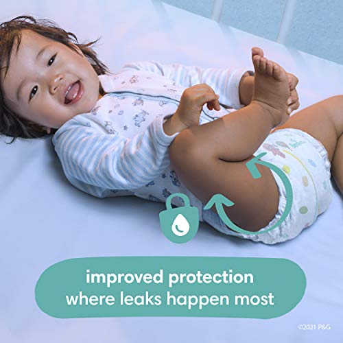 image for Pampers Baby Dry Disposable Baby Diapers Starter Kit (2 Month Supply),