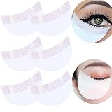 Yatinkim 50 Stück Augen Lidschatten Pads Lidschattenschild Schutz Aufkleber Patches Verhinderung Von Tönung Wimpernverlängerung Eyeliner Make-Up Rückstand