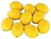SAMYO Fake Fruit Home House Kitchen Party Decoration Artificial Lifelike Simulation Yellow Lemon 10pcs Set