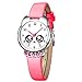 KDM Orologio Bambina Orologio da Polso Ragazze per Bambini Analogico Quarzo Impermeabile Sportivo Tempo Insegnante Elegante Pelle Orologi per Bambina Ragazzi Ragazze
