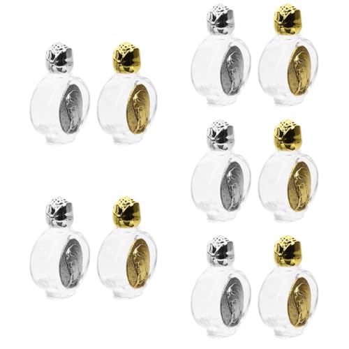 ABOOFAN 10 pcs Glass Holy Water Bottles with Lids Empty Containers for Church Baptism and Religious Events Refillable Holy Water Dispensers for Communion and Blessings