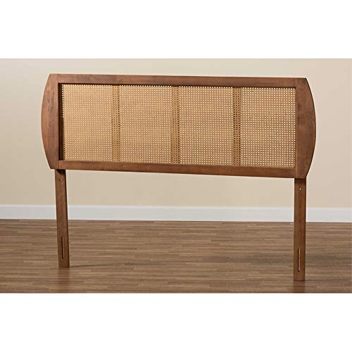 image for Baxton Studio Harris Mid-Century Modern Ash Walnut Finished Wood and S