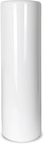 TDIAVH Florero de cerámica blanca, jarrones modernos texturizados de 12 pulgadas de alto para decoración del hogar, granja, centros de mesa, disponible en Yaxa Peru