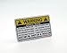 Funny Vehicle Safety Warning Rules Sticker Adhesive Vinyl for Car Truck Window Graphic Bumper