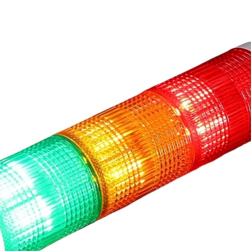 Voyant rotatif 180° rouge orange ambre vert clignotant fixe 24V