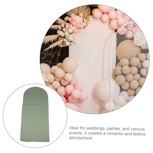 Housse de arche mariage U-shaped polyester élastique couverture arrière-plan événement - 3