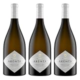 Vermentino di Sardegna DOC AKENTA CUVÉE 71 - Vino Bianco Aromatico - Perfetto per Aperitivi e Piatti di Mare - 3 Bottiglie da 75cl - Cantina Santa Maria La Palma