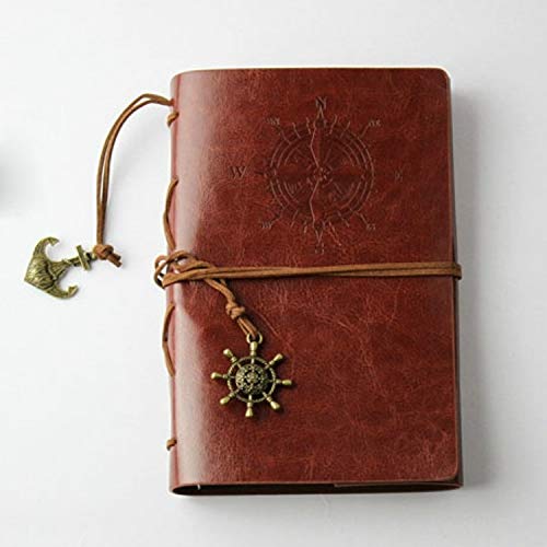 Carnet de notes vintage cuir marron format L résistant pour ne plus perdre vos idées de génie - 2