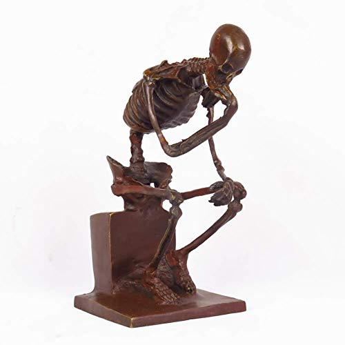 Hand Carved Sculptures By Auguste Rodin For Home Decor Office Gifts Living Room,Brass Abstract Figure,The Thinker Skeleton Statues Bronze #TOP3