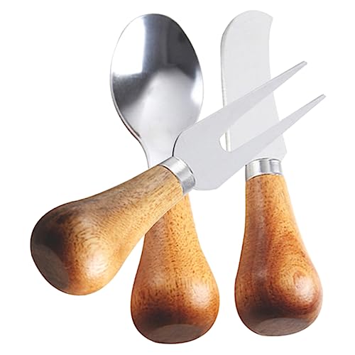 HOLIDYOYO Cheese Knife Set Kitchen Cheese Fork Stainless Steel Household Kitchen Supplies