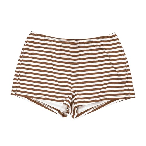 Short rayé ample ultra léger ensemble deux pièces décontracté chic