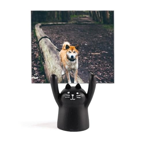 Support pour photo de chien japonais, idée cadeau motif chat