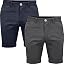 Charcoal & Navy Shorts