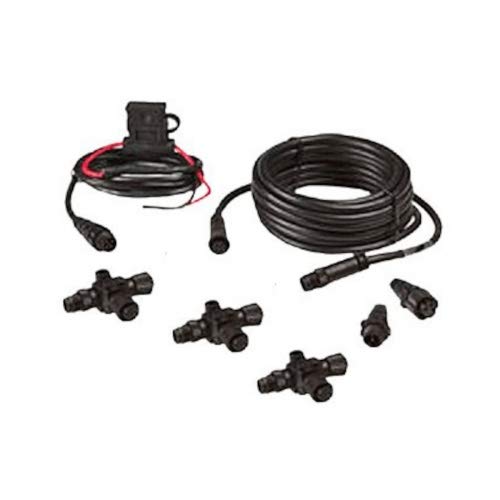 NMEA 2000 Micro-C Network Starter kit: Includes Network Power Cable, 4.5 m (15 ft) N2K Cable, 3 x T-connectors, 2 x Network terminators