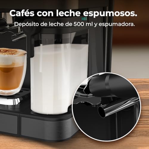 Cafetières Cecotec Power Espresso Coldbrew Latte Oscuro – 1,5L 20 Bars Écran Tactile - vue 8
