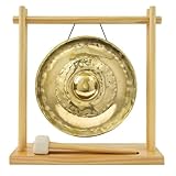 Thai Golden Nipple Gongs on Stands - Includes Gong, Your Choice of Stand, & Mallet/Clear Bright Tone/Gong Made in Thailand