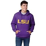 FOCO LSU Tigers NCAA Mens Solid Team Logo Hoodie - M