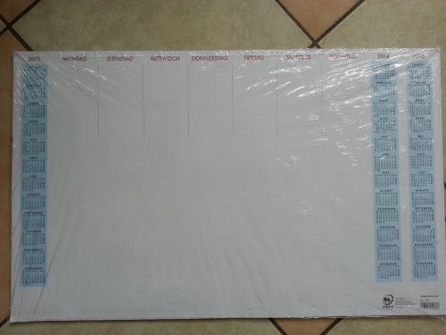 Preisvergleich Produktbild Schreibtischunterlage mit Kalender (Nr.108) 2014