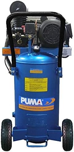PK2011VP Air Compressor, Professional/Commercial Single Stage Belt Drive Series, 1 hp Running, 135 Maximum psi, 115/1V/Phase, 11 gal, 116 lb.