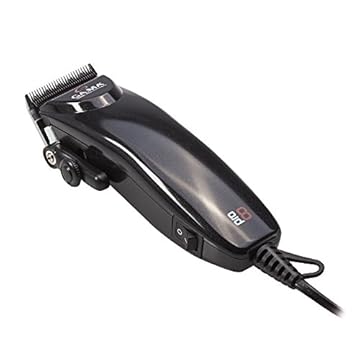 GA.MA ITALY PROFESSIONAL GA.MA Tagliacapelli professionale PRO8 - Regolazioni di taglio da 0, 8 a 12 mm, Alimentazione a rete, Lama in acciaio inossidabile, nero