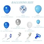 Cartoon Birthday Decorations, Blue Balloons Arch Kit, Theme Party Decorations Supplies for Theme Birthday Decoration - Image 2
