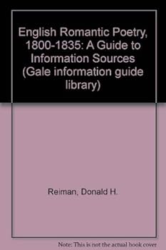 Hardcover English Romantic Poetry, 1800-1835: A Guide to Information Sources Book