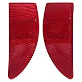 ApplianPar 2Pcs Rear Driver and Passenger Side Bumper Reflector for IS250 IS350 2006 2007 2008 2009 2010 2011 2012 2013