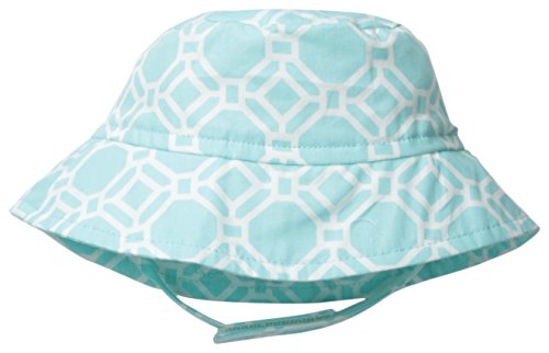 Flap Happy Baby Girls' UPF 50+ Crusher Hat, Aquatic Rings, Small