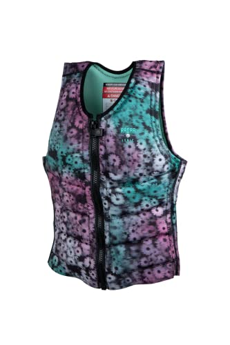 Radar Lyric Women's Impact Vest, Black/Floral Fade, Small #TOP2