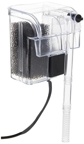 Mumoo Bear Fish Tank Water Filter Plastic Transparent Waterfall Hang On Filter External Oxygen Pump Water Filter for Aquarium Fish Tank Water Filter