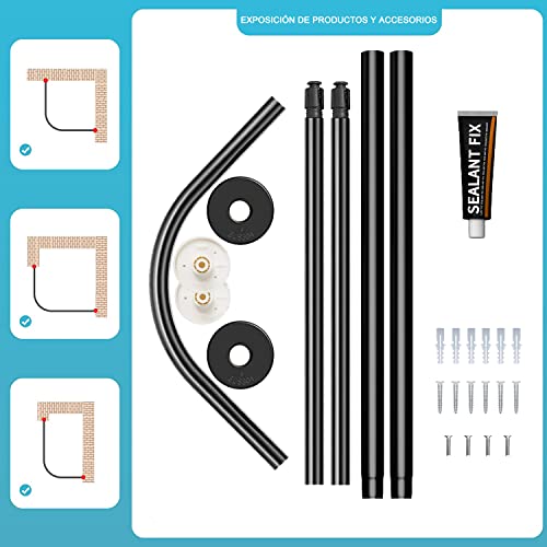 Consejos y reviews para comprar Cortinero para regadera en escuadra los preferidos por los clientes. 27 Consejos y reviews para comprar Cortinero para regadera en escuadra los preferidos por los clientes. 27
