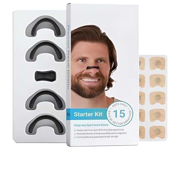 Magnetic Nasal Strips for Breathing Anti-Snoring Nose Clip Skin-Safe Sleep Nasal Strips Nasal Dilators for Breathing Instant Relief from Snoring Snore Stopper (15)-image-35