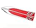 Maple leave R Logo Chrome Stickers Motion Blade Side Emblem Badge for All VW R line Series Golf GTI Golf 5 6 7 MK5 MK6 MK7 Jetta Tiguan Passat CC Scirocco Polo Beetle Side Wing Badge Emblem(Red)