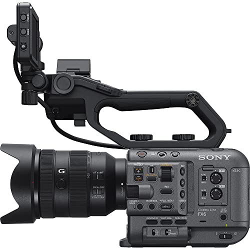 Sony FX6 Digital Cinema Camera Kit with 24-105mm Lens (ILME-FX6VK) + Sony 80GB Cfexpress Card + BP-U35 Battery + Pro Case + Deluxe Cleaning Set + HDMI Cable + Memory Card Wallet + More (Renewed) - Image 4