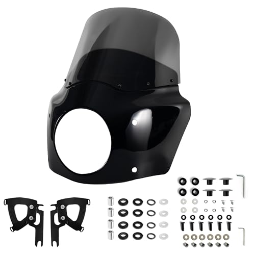 Pare-brise 11" pour Harley Road King protégeant du vent avec carénage 7"