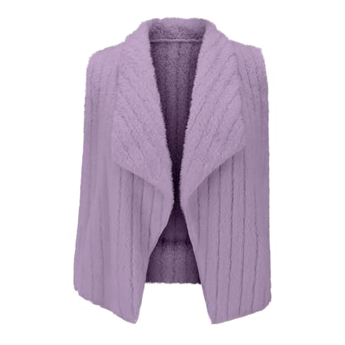Photo de Uwdiohq Pull Rose Femme Wide Mouth Sleeve Sweater Loose Versatile Solid Color Fashion Temperament Knitted (Purple, XL) Grande Taille Automne Pulls, Gilets Et Sweats Chaud for The Culture À