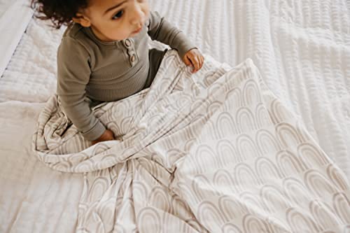 Image of Copper Pearl Swaddle Blankets for Newborns | Soft Stretchy Receiving Blankets for Boys and Girls | Large 46 x 46 Inch Baby Blankets | Lightweight and Breathable Swaddles | Bliss