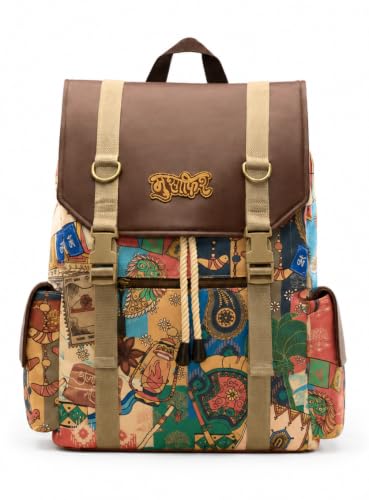 Image of The Souled Store TSS Originals: Musafir 2.0 Backpack | Durable Canvas 22L Water Repellent Rucksack with 16 inch Laptop & 11 inch iPad Sleeves for Men & Women