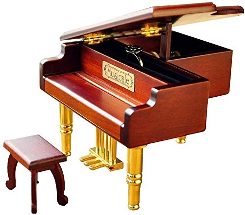 Caja de música de piano para regalo de cumpleaños original y emotivo
