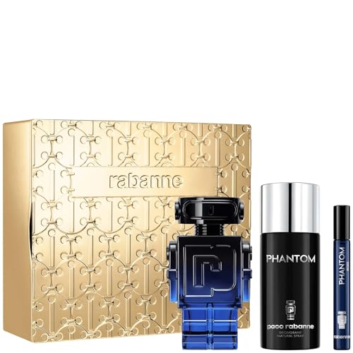 Paco Rabanne Phantom Intense Gift Set (Eau de Parfum 100 ml + Deodorant Spray 150 ml + EDP Mini 10 ml)