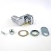 Padlock Hasp (Also Known as Padlockable Cam Lock) for Locker in Chrome Finish