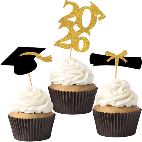 Best Printable Graduation Cupcake Toppers for 2026 – Sunset Crafting