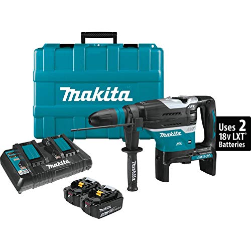 Makita XRH07PTUN 18V X2 LXT® Lithium-Ion (36V) Brushless Cordless 1-9/16´´ Advanced AVT® Rotary Hammer Kit, SDS-MAX, AFT®, AWS™ (5.0Ah)