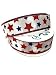 #9 Patriotic Stars on Satin Wired Ribbon