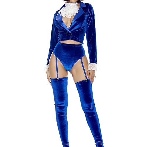 Forplay Womens Powers Movie Character Costume Blue XS/S